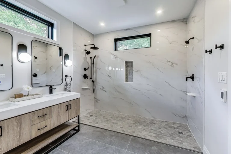 Primary Bathroom Shower — 1739 Shepherd St NW, Washington, DC