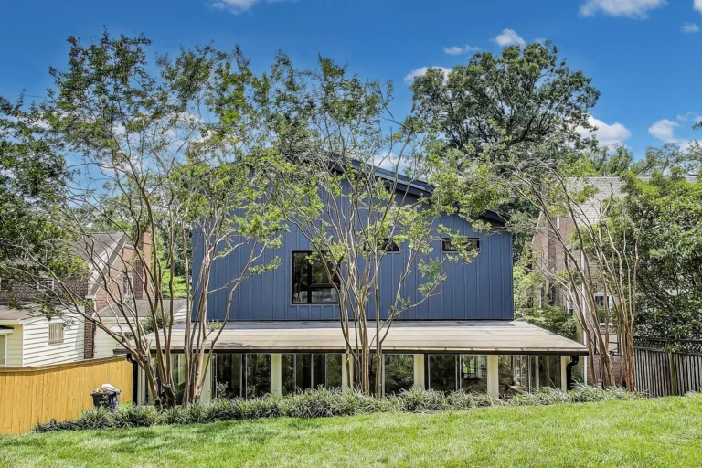 Rear Exterior From the Yard — 1739 Shepherd St NW, Washington, DC