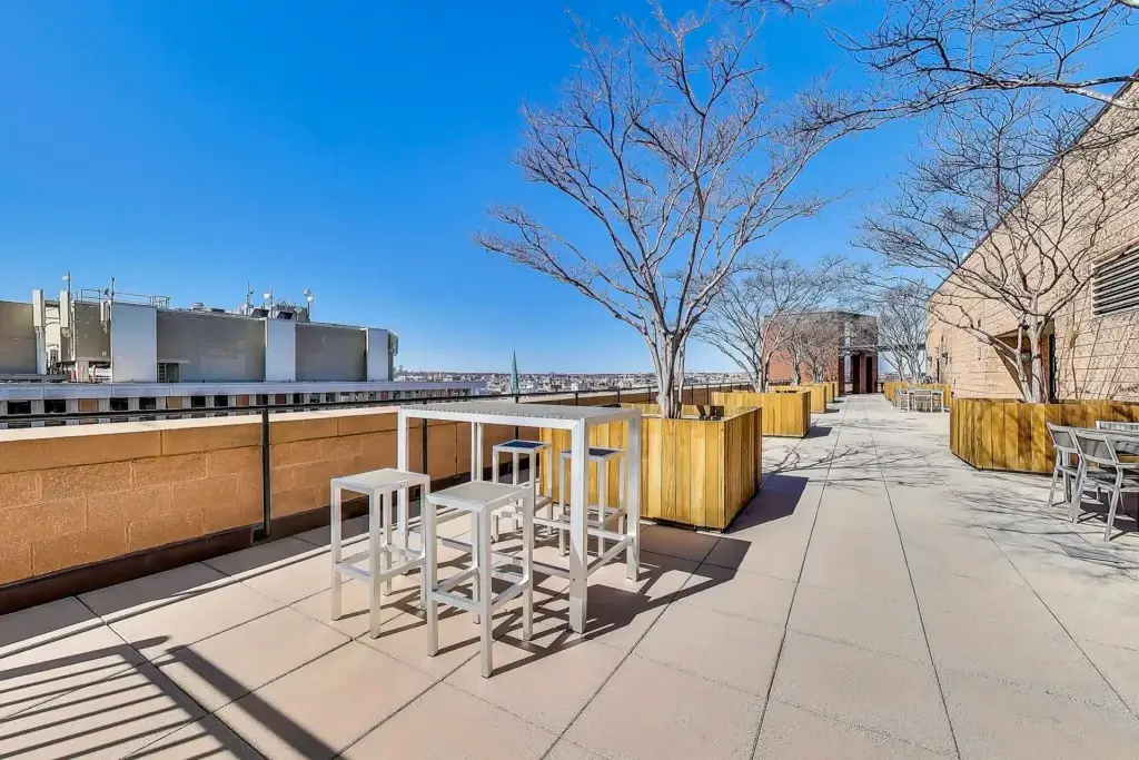 Ten Ten Mass - West rooftop terrace seating