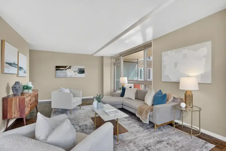 Living room — 4101 Cathedral Ave NW #1107, Washington, DC