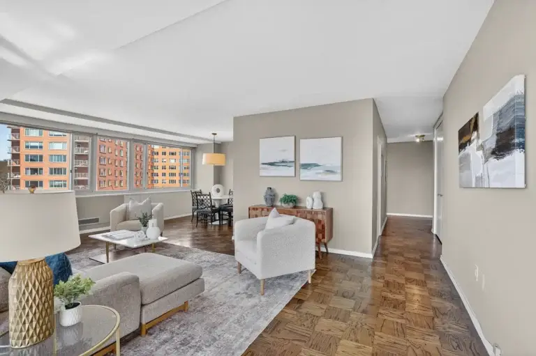 Living room — 4101 Cathedral Ave NW #1107, Washington, DC