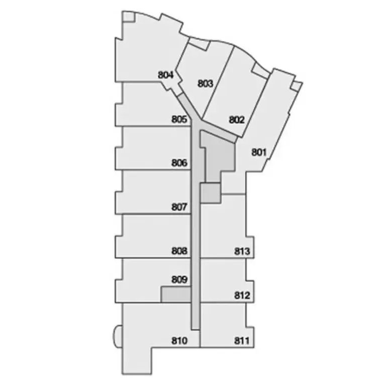8th Floor Building Floor Plate – Ten Ten Mass