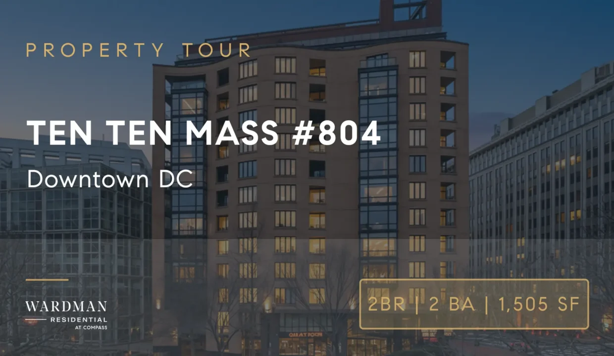 Video thumbnail of residence 804 at Ten Ten Mass condominium located at 1010 Massachusetts Ave NW in Downtown Washington DC.