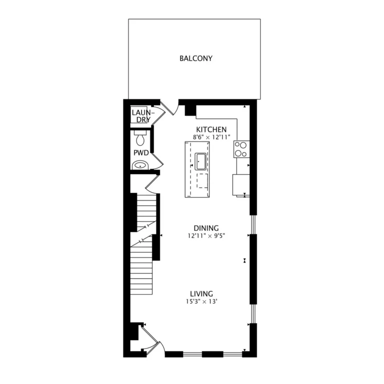 Main level Floor Plan — 2553 Alabama Ave SE