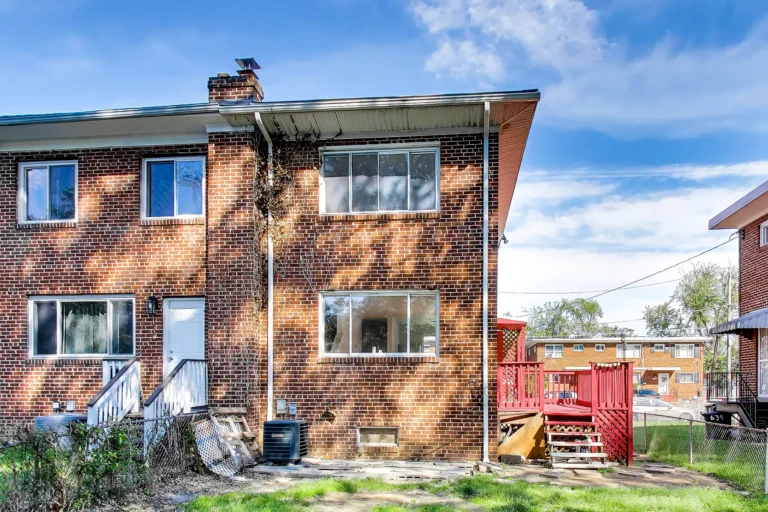 Rear exterior — 637 Maury Ave, Oxon Hill, MD