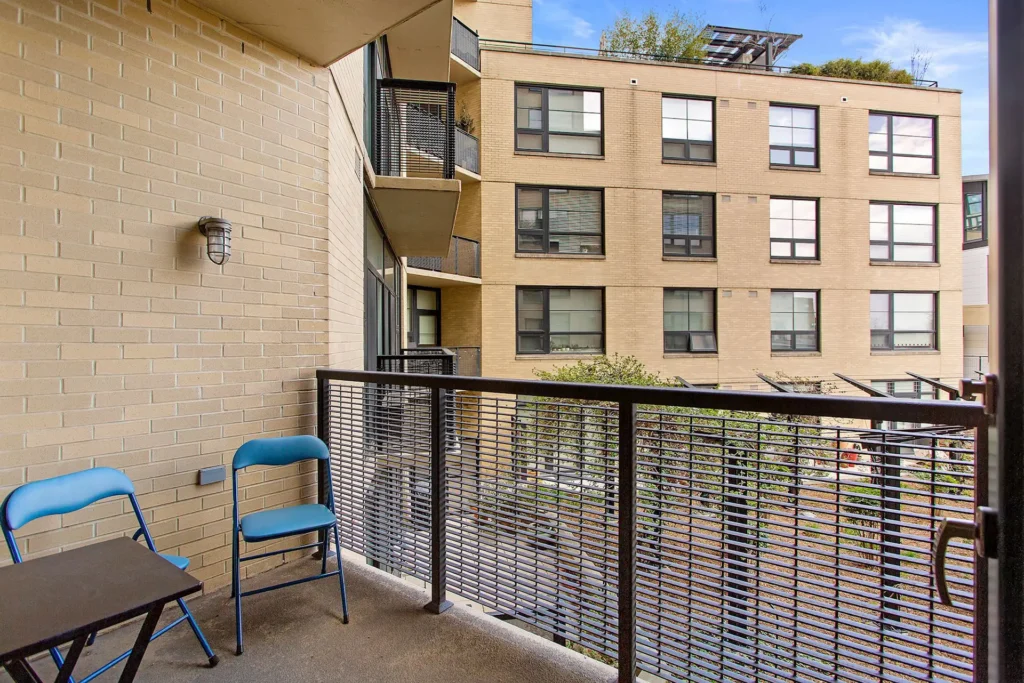 The Flats at Union Row — Private Balcony