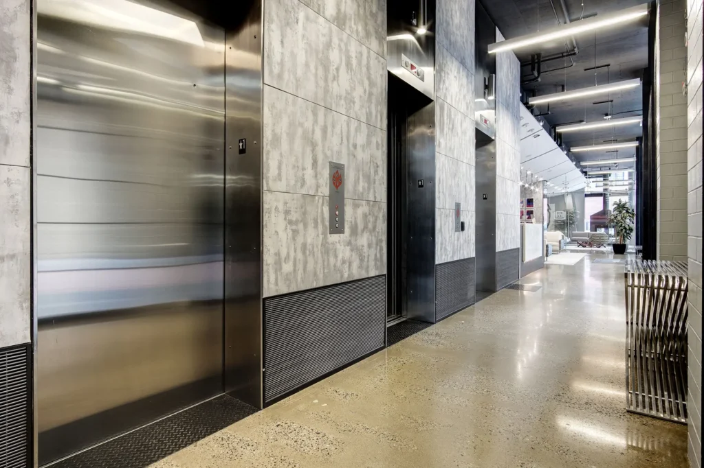 The Flats at Union Row — Elevator Lobby