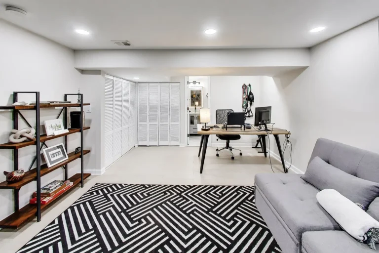 Lower-level recreation room — 5018 8th St NE, Washington, DC