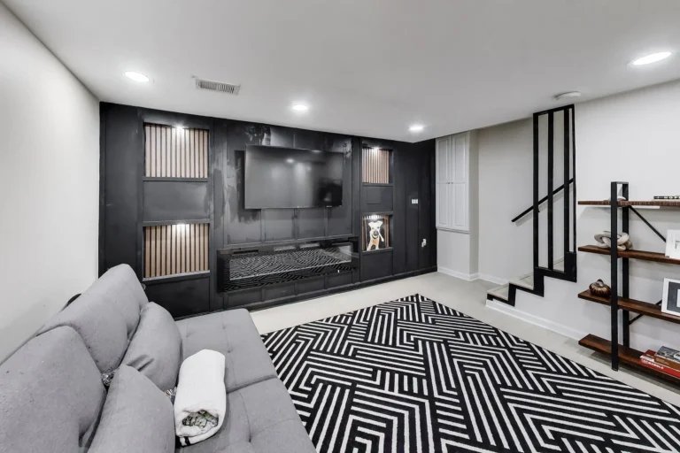 Lower-level recreation room — 5018 8th St NE, Washington, DC