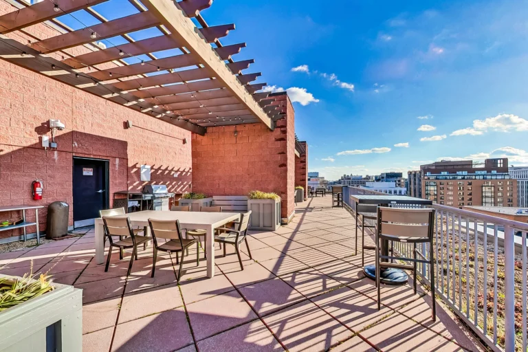 Quincy Court Roof Deck Dining – 1117 10th St NW, Washington DC