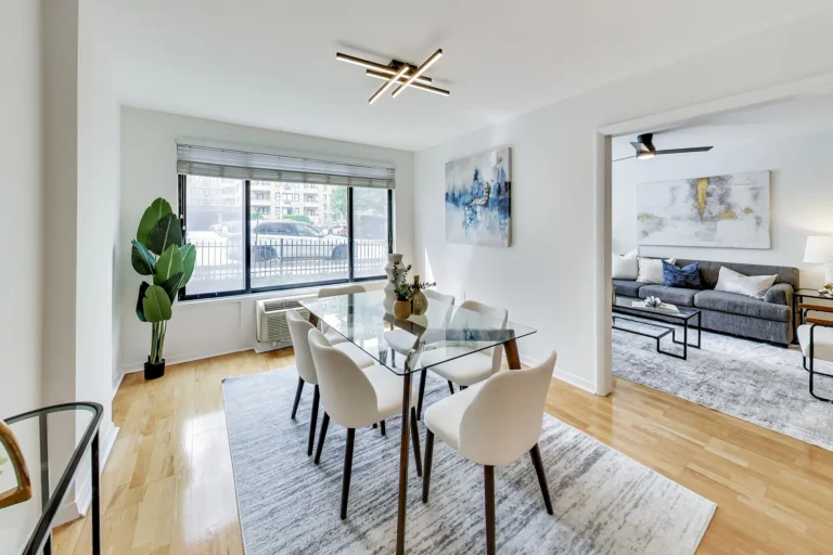 Dining Room with Living Room View — 2501 Calvert St NW #103, Washington, DC