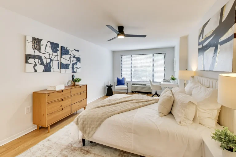 Primary Bedroom — Angled View — 2501 Calvert St NW #103, Washington, DC