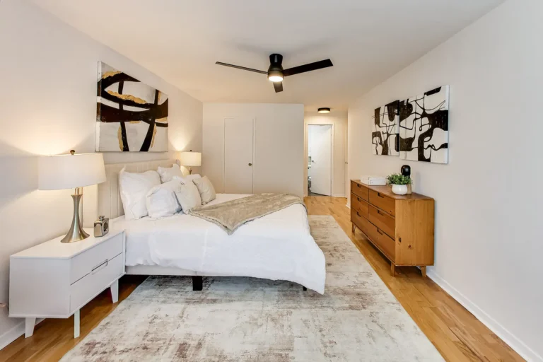 Primary Bedroom with Closet Wall — 2501 Calvert St NW #103, Washington, DC