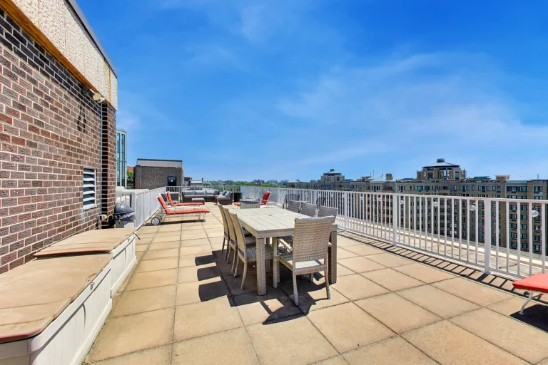 Roof Deck with Skyline View — Shoreham North Condominium, 2501 Calvert St NW, Washington, DC