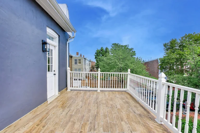 Upper Deck with House Entry — 419 12th St NE, Washington, DC