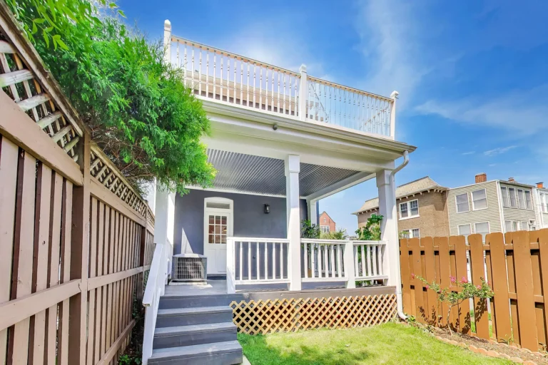 Rear Exterior — Angled View — 419 12th St NE, Washington, DC