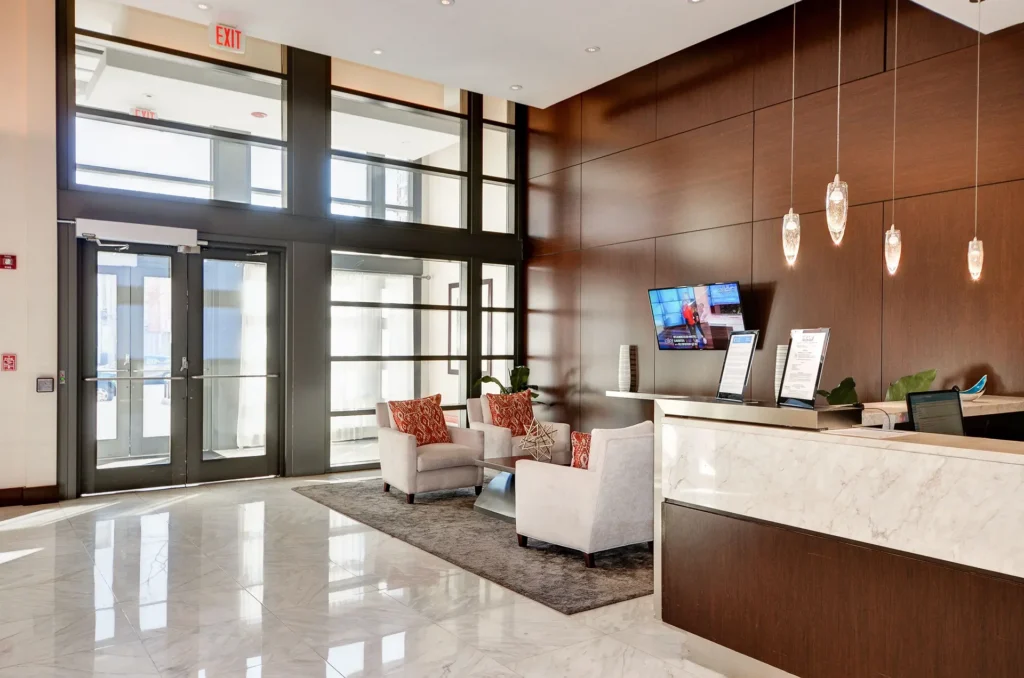 City Vista Lobby Front Desk – 475 K St NW, Washington DC