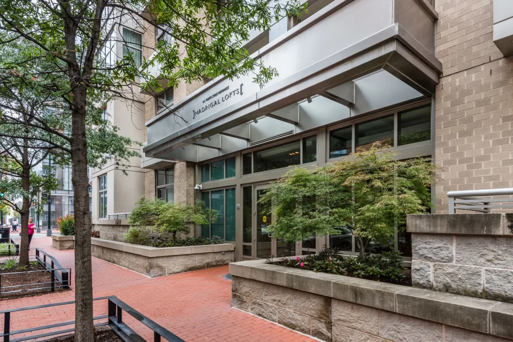The Madrigal Lofts Building Entrance – 811 4th St NW, Washington DC