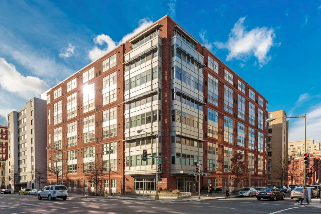 The Radius Front Exterior – 1300 N St NW, Washington DC