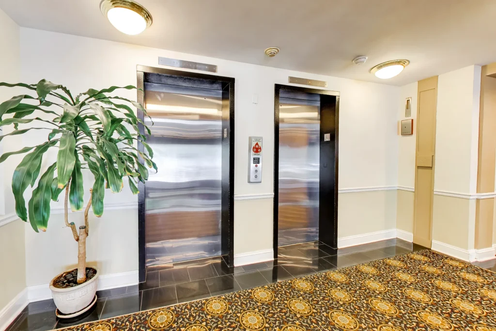 Shoreham North Elevator Lobby – 2501 Calvert St NW, Washington DC