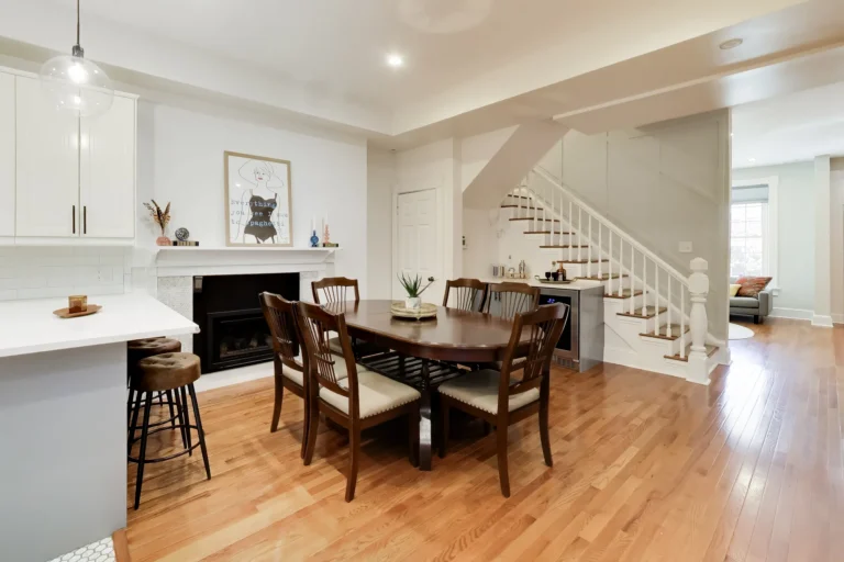 Dining Room Fireplace – 4213 8th St NW, Washington DC