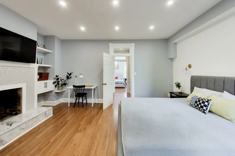 Primary Bedroom Fireplace – 4213 8th St NW, Washington DC