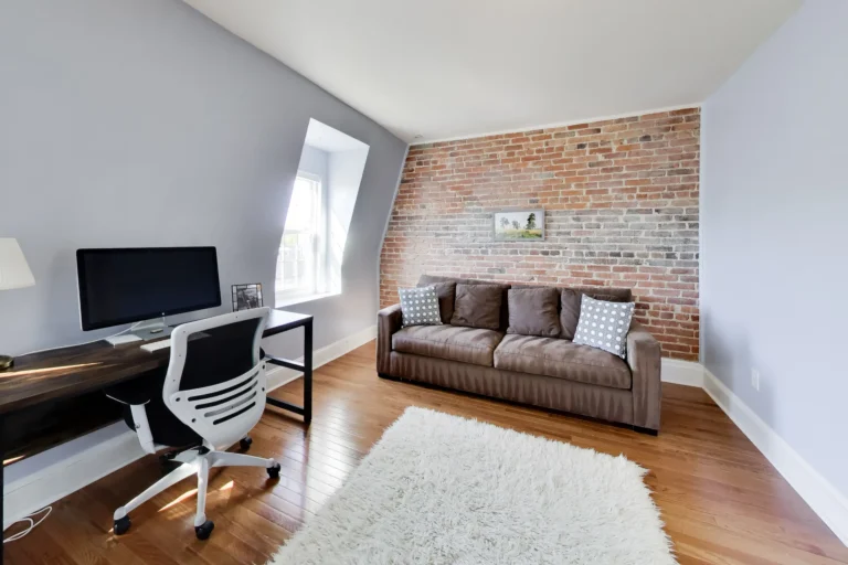 Fourth Bedroom Brick Wall – 4213 8th St NW, Washington DC
