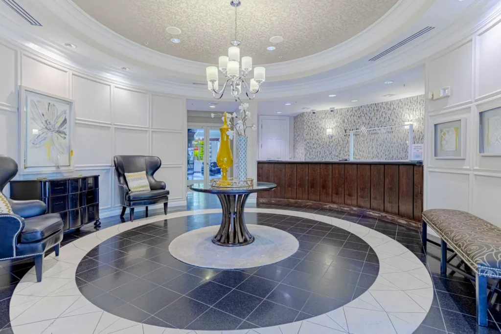 The Savoy at Reston Town Center – lobby