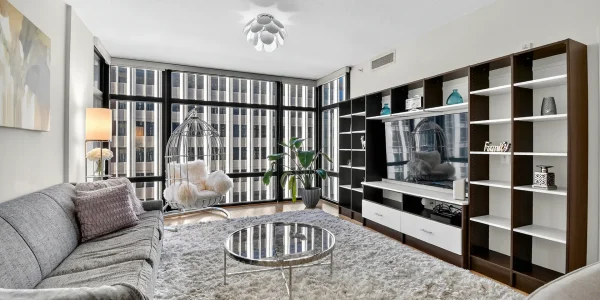 Living room at 1010 Massachusetts Ave NW #708, Washington, DC
